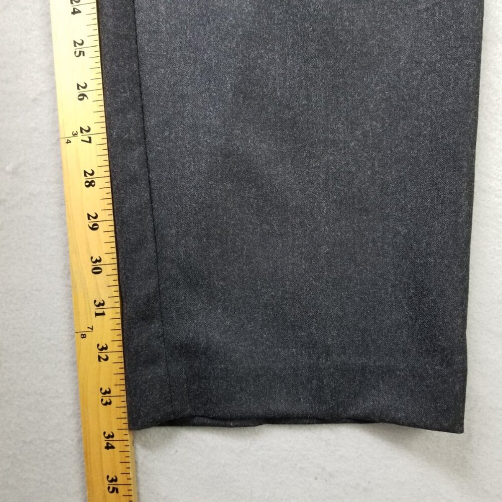 Banana Republic Pants Mens Gray Tapered Soft Virgin Wool Vitale Flannel 120's - Picture 5 of 12